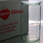 Reduzierte Weck Töpfe mit Glasdeckel 1,5l aus Glas mit Deckel 