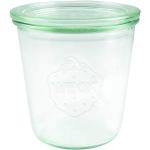 Weck Sturzglas 290 ml (Hochwertiges Einweck, Einmach Glas mit Glasdeckel; zum Einkochen; Hitzebeständig; Mikrowellengeeignet; Backofengeeignet; Rundrandglas) 900, 6 Stück