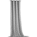 Graue Weckbrodt Schlaufenschals & Ösenschals strukturiert aus Polyester blickdicht 