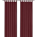 Weckbrodt Vorhang »Vito«, Schlaufen (1 Stück), rot, bordeaux
