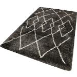 Hochflor-Teppich WECON HOME "Afella" Teppiche grau (anthrazit, naturfarben) Esszimmerteppiche