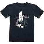 Schwarze Gothic Wednesday Rundhals-Ausschnitt Kinder T-Shirts für Babys 