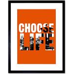 Wee Blue Coo Quote Choose Life Trainspotting Edinburgh 12x16'' Framed Print F12x12122