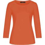 Orange 3/4-ärmelige Max Mara Weekend by Max Mara Basic-Shirts aus Baumwolle für Damen Größe L 