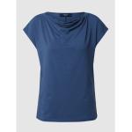 Reduzierte Blaue Max Mara Weekend by Max Mara Wasserfall-Ausschnitt T-Shirts für Damen Größe XS 