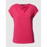 Reduzierte Pinke Max Mara Weekend by Max Mara Wasserfall-Ausschnitt T-Shirts für Damen Größe XS 