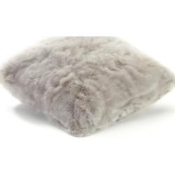 WEICH Couture Alpaca Kissen | NUBE | Silver Grey - Royal Alpaca Fell 40 x 40 cm