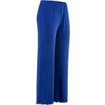 Royalblaue 7/8-Hosen aus Polyester für Damen Größe S 