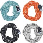 Blaue Schlauchschals & Loop-Schals mit Reißverschluss für Damen für den für den Winter 