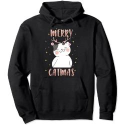 Weihnachten Katze Pullover Hoodie