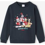 Weihnachtliches Kinder Sweatshirt Disney MICKY MAUS blau Gr. 86
