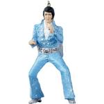 Hellblaue Elvis Presley Weihnachtsanhänger 