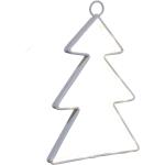 Gravidus Weihnachtsbaum mit LED Beleuchtung Weihnachtsdekoration aus Metall in Weiß - weiß Metall g-12469
