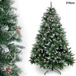 Weihnachtsbaum Tannenbaum mit Ständer 210cm für Weihnachten-Dekoration Mehrweg
