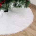 Reduzierte Weiße Weihnachtsbaumdecken aus Polyester 