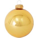 Goldene Krebs Glas Lauscha Christbaumkugeln & Weihnachtsbaumkugeln glänzend 8-teilig 