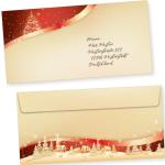 Rote TATMOTIVE Briefpapier & Briefbögen mit Weihnachts-Motiv 