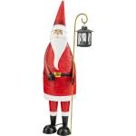 Weihnachtsfigur »Santa mit Laterne« (1 Stück), Höhe ca. 68 cm, rot
