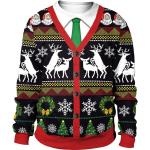 Reduzierte Streetwear Rundhals-Ausschnitt Weihnachtspullover für Herren Größe XXL zu Weihnachten 