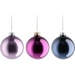 Violette Höffner Runde Weihnachtskugeln aus Aluminium 20-teilig 