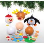 Baker Ross Weihnachtskugeln mit Pinguinmotiv 6-teilig 