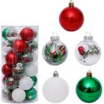 Reduzierte Rote Christbaumkugeln & Weihnachtsbaumkugeln aus Kunststoff 