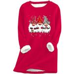 Rote Vintage Langärmelige Dynamo Dresden Rollkragen Damensweatshirts mit Vogel-Motiv mit Kapuze Größe M Weihnachten für den für den Winter 
