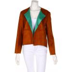 WEILI ZHENG Faux Leather Jacket S cognac NEW