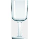 Reduzierte Weiße Weingläser mit Hafen-Motiv aus Acrylglas 