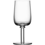Weiße Skandinavische Kosta Boda Weingläser aus Glas 2-teilig 