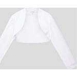 Weiße Unifarbene Weise Festliche Kindermode aus Polyester für Mädchen Größe 158 
