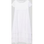 Weiße Unifarbene Weise Kinderfestkleider aus Polyester für Mädchen Größe 158 