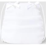 Weiße Umhängetaschen mit Klettverschluss aus Polyester für Mädchen 