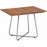 Weishäupl - Balcony Tisch - braun, rechteckig, Holz,Metall - 100x72x70 cm - Teak (402)