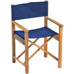Marineblaue Weishäupl Cabin Teakholz-Gartenstühle aus Massivholz Outdoor Breite 50-100cm, Höhe 50-100cm, Tiefe 50-100cm 