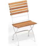 Weiße Weishäupl Classic Gartenstühle Metall aus Teakholz Breite 0-50cm, Höhe 0-50cm, Tiefe 0-50cm 