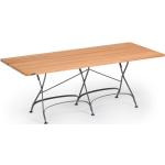Weishäupl - Classic Tisch rechteckig XXL - grau, Holz,Metall - 200x73x90 cm - Teak/Stahl (221) XXL