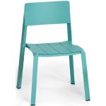 Pastellblaue Weishäupl Gartenstühle Metall aus Metall Breite 50-100cm, Höhe 50-100cm, Tiefe 50-100cm 