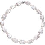 Weiße Keshi Perle und weiße Süßwasser Perlen-Halskette 50 - 386 ct.