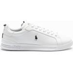Weiße Ralph Lauren Polo Ralph Lauren Low Sneaker aus Leder für Herren Größe 46 