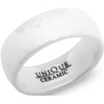 Weiße UNIQUE Keramik Ringe aus Keramik für Herren 