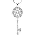 Reduzierte Weiße Schlüsselanhänger & Taschenanhänger aus Kristall für Damen 