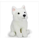 Weiße 15 cm Uni-Toys Hundekuscheltiere 