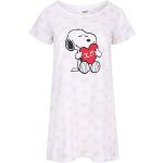 Weiße Die Peanuts Snoopy Damennachthemden Größe S für den für den Sommer 