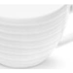 Weißgeflammt, Teetasse Maxima (0,4 L) - Gmundner Keramik Teetasse - Mikrowelle geeignet, Spülmaschinenfest