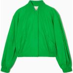 Grüne Gesteppte COS Bomberjacken aus Baumwolle für Damen Größe M 