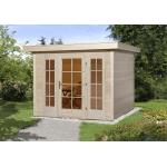 Braune Moderne Weka Gartenhaus-Anbauten imprägniert 21mm aus Fichte 