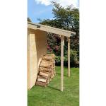 Weka Gartenhaus-Zubehör aus Holz mit Schleppdach 