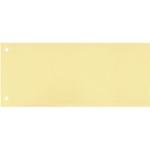 Gelbe Kartonregister & Papierregister DIN A4 aus Pappe 100-teilig 