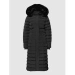 Schwarze Gesteppte Wellensteyn Santorin Damensteppmäntel & Damenpuffercoats aus Polyester mit Kapuze Größe XS 